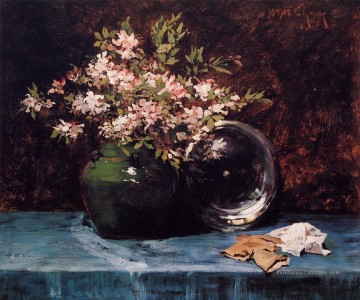 William Merritt Chase œuvres - Azalées fleur William Merritt Chase